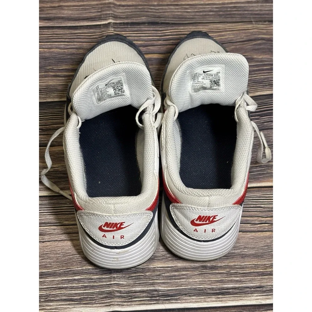 Nike Air Max 6Y Boys Girls Sneakers  White Red Black CZ5358-103 Casual Running